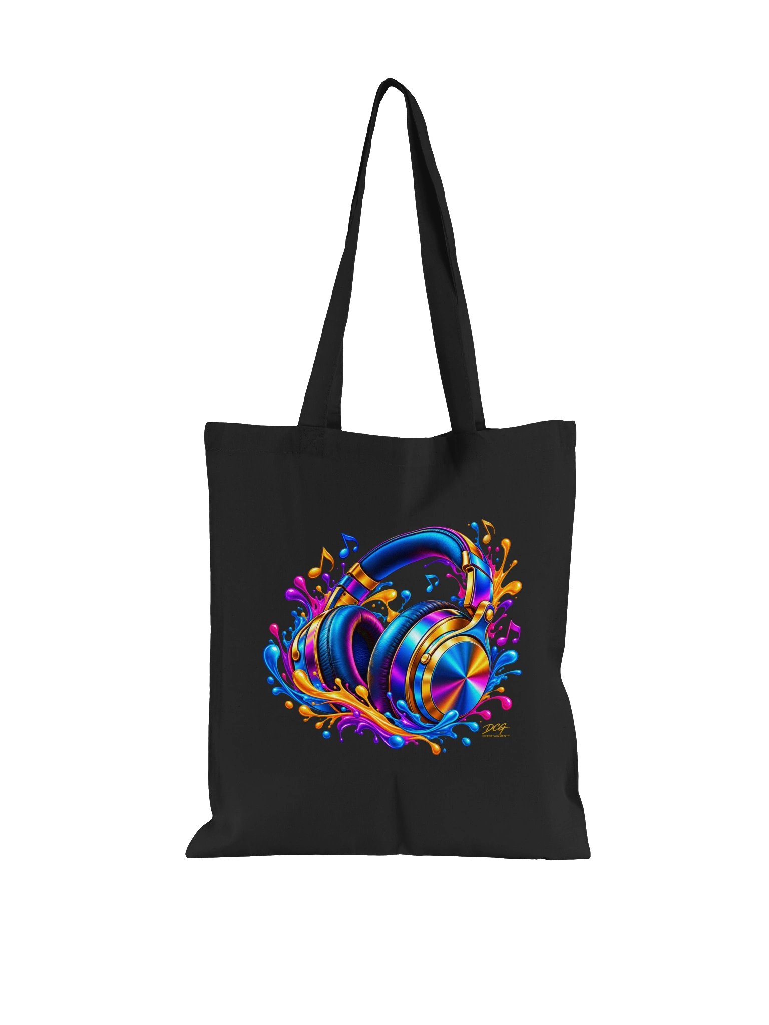 DCG Music Soul Headphone Cotton Tote Bag product image (1)