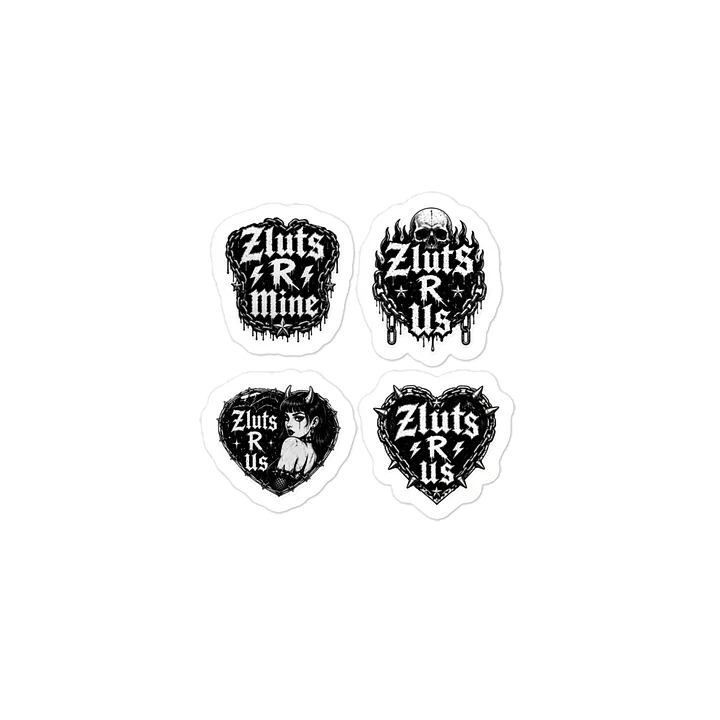 Z's Zluts R Us Sticker Set. product image (1)