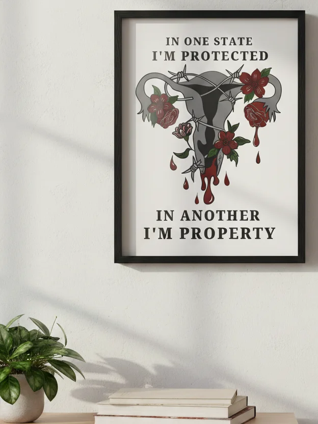 “In One State, I’m Protected — In Another, I’m Property” Poster product image (1)