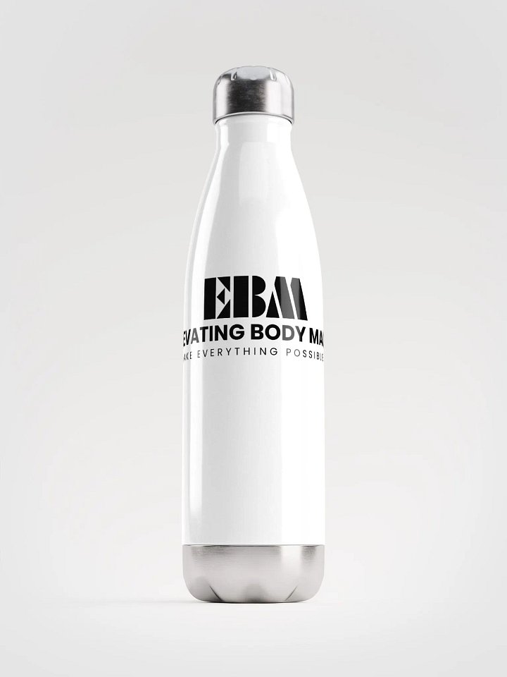 EBM Stainless Steel Water Bottle (White) product image (1)