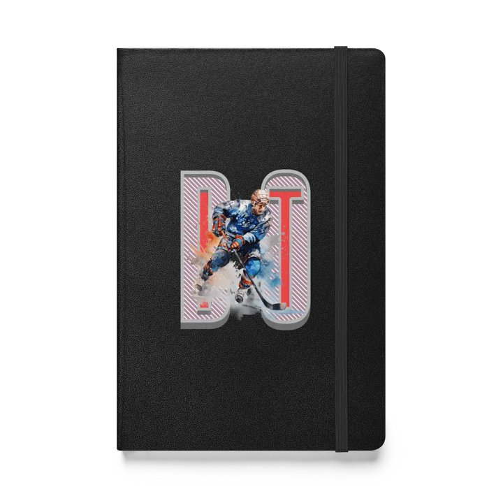Do It Hockey Player Hardcover Notebook product image (1)