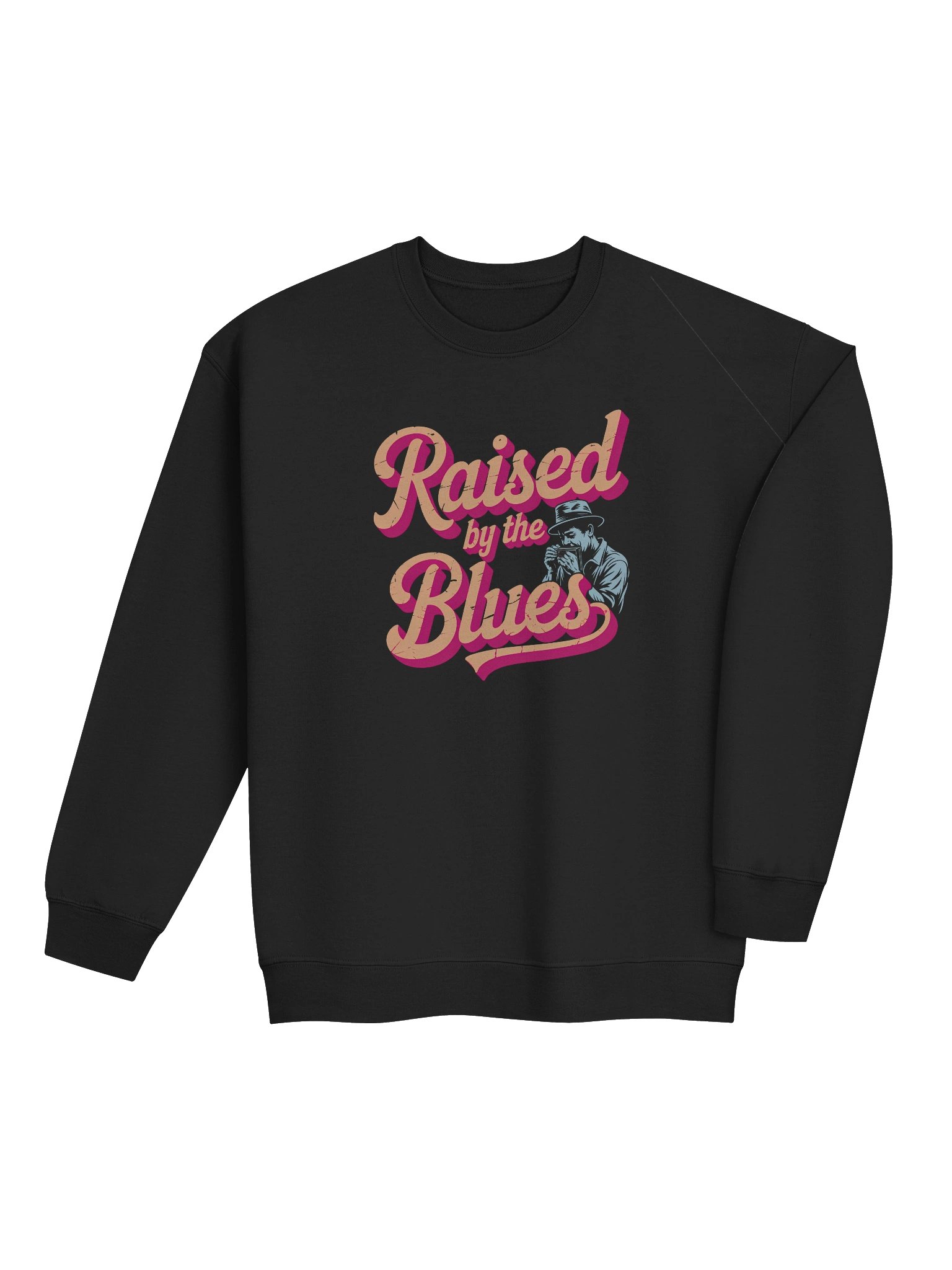Raised by the Blues – Premium Sweatshirt (The Slogan Series) product image (4)