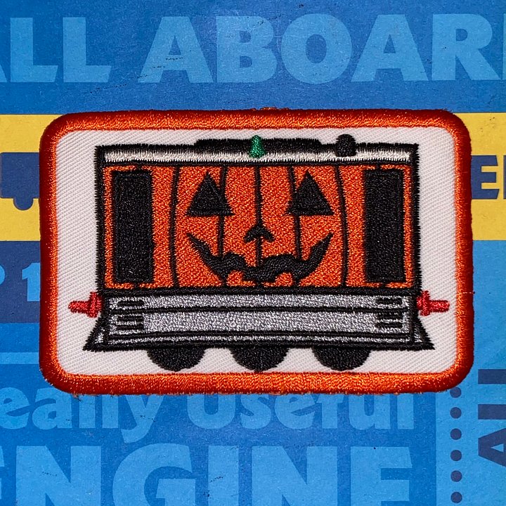Pumpkin Toby Embroidered Patch product image (2)
