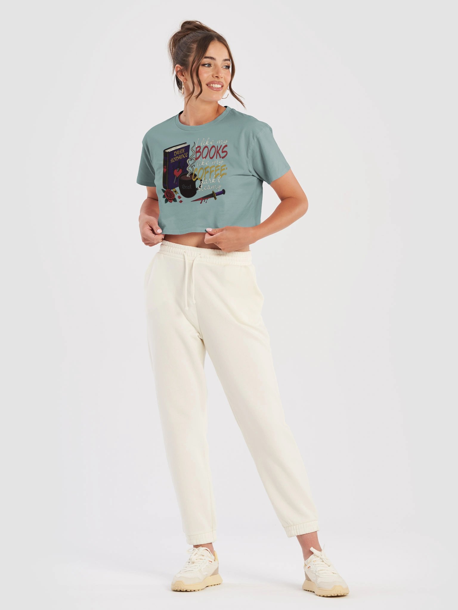 Dark & Steamy (Cropped Tee) product image (3)