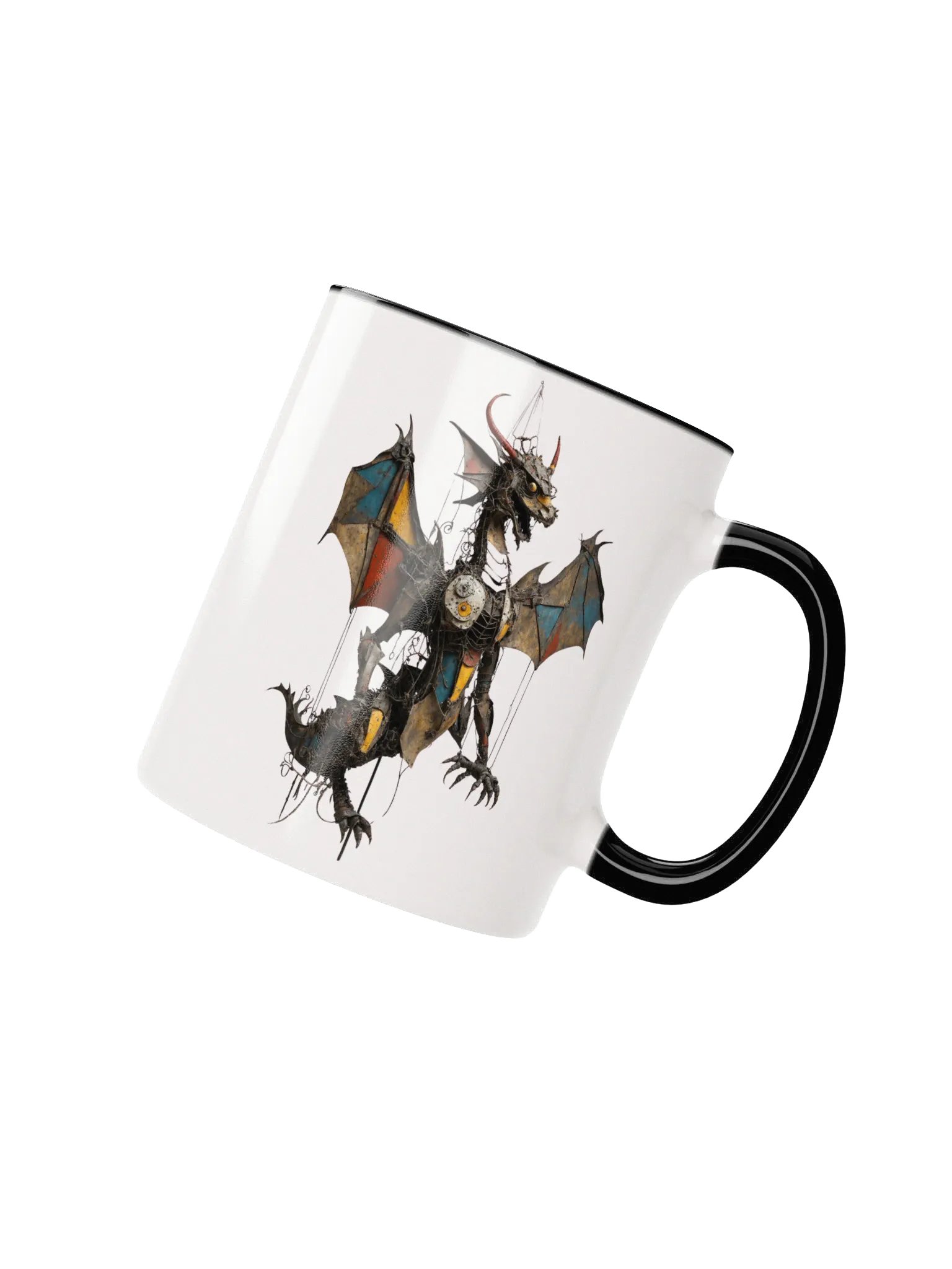 Mechanical Dragon Steampunk Ceramic Mug product image (23)