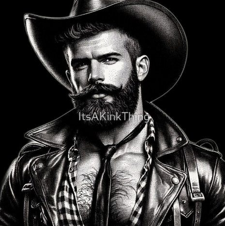 Gay San Francisco Leather Stallion Cowboy Gay Pride Graphic Design product image (1)