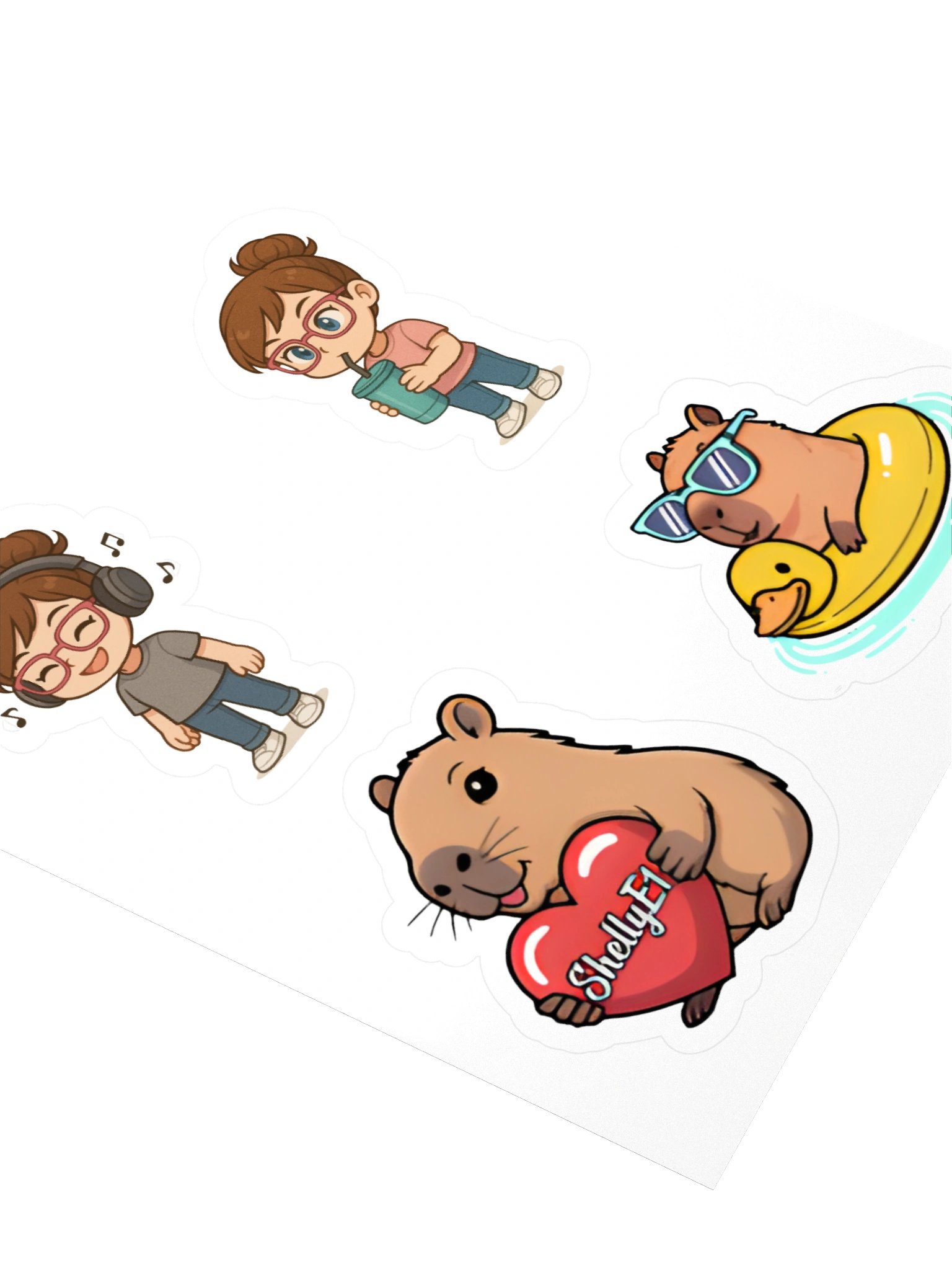 Capybara Stickers Sheet 2 product image (6)
