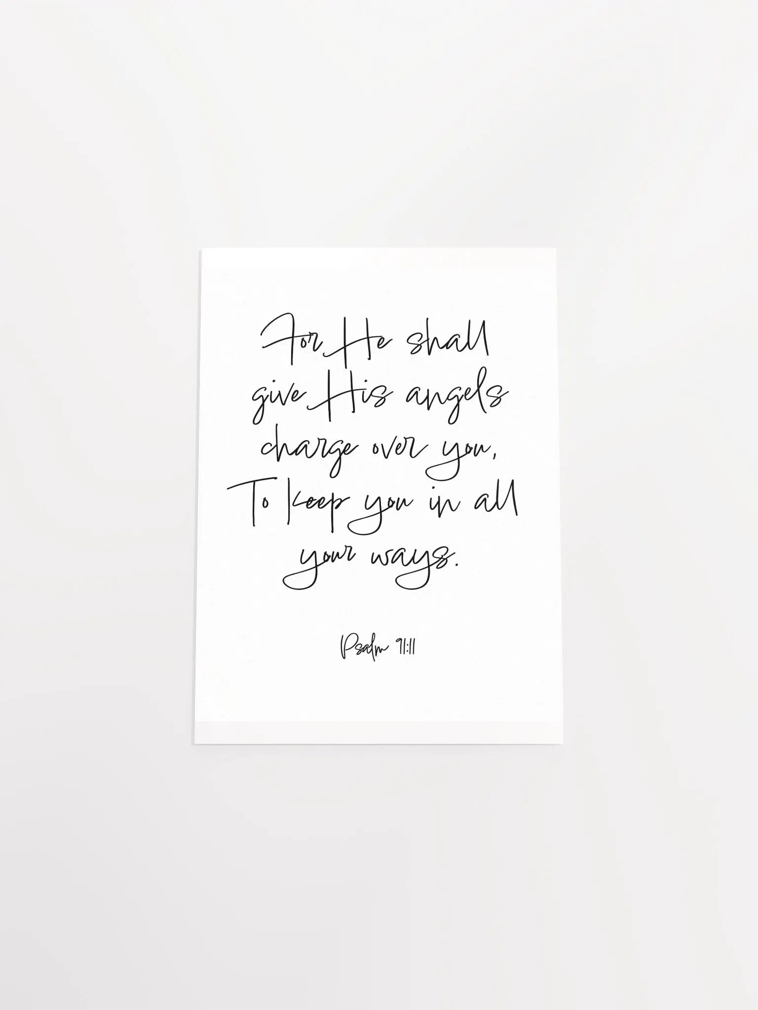 He Shall Give His Angels Charge Over You - Print product image (4)