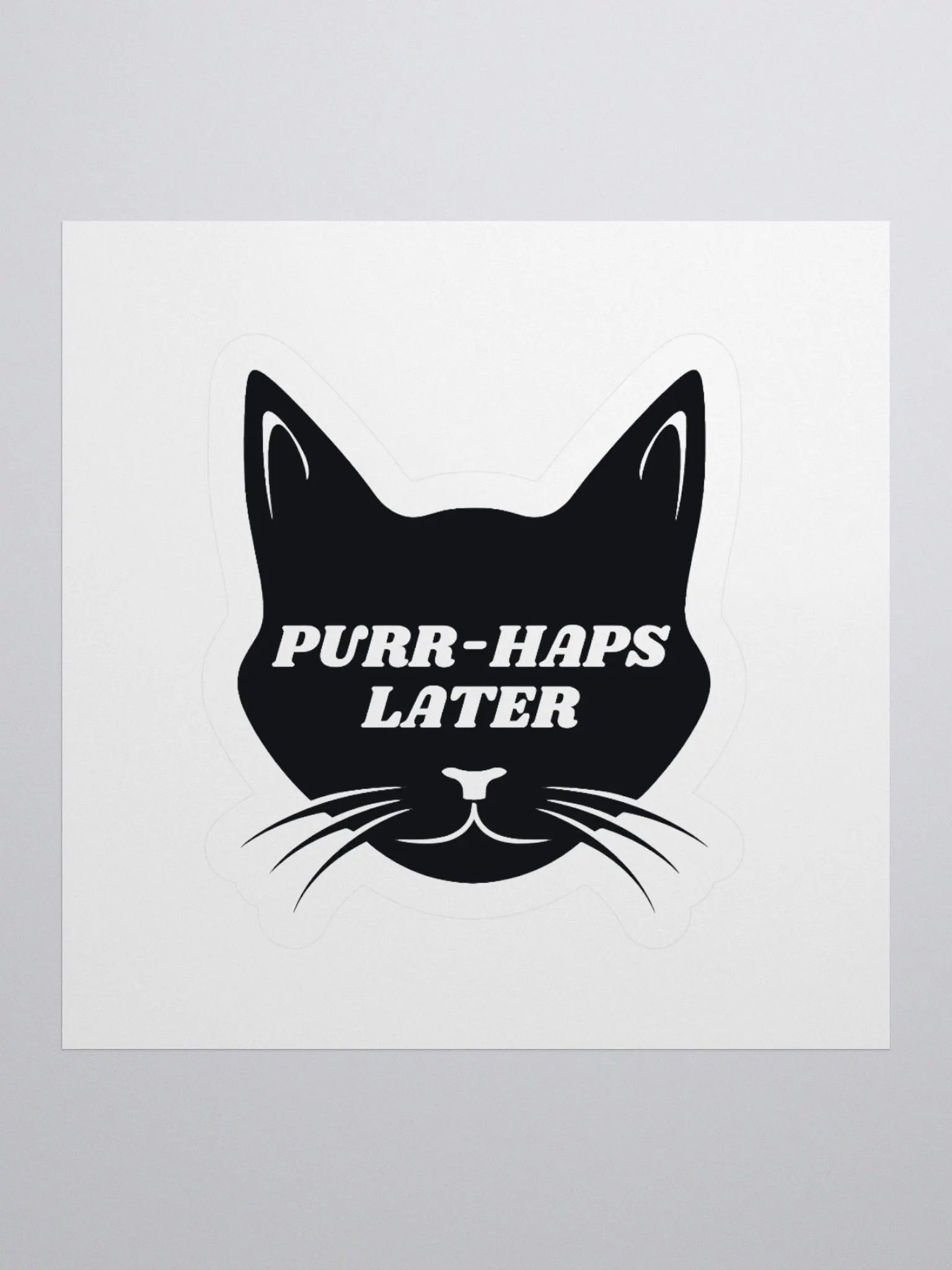 Purr-Haps Later Sticker product image (2)