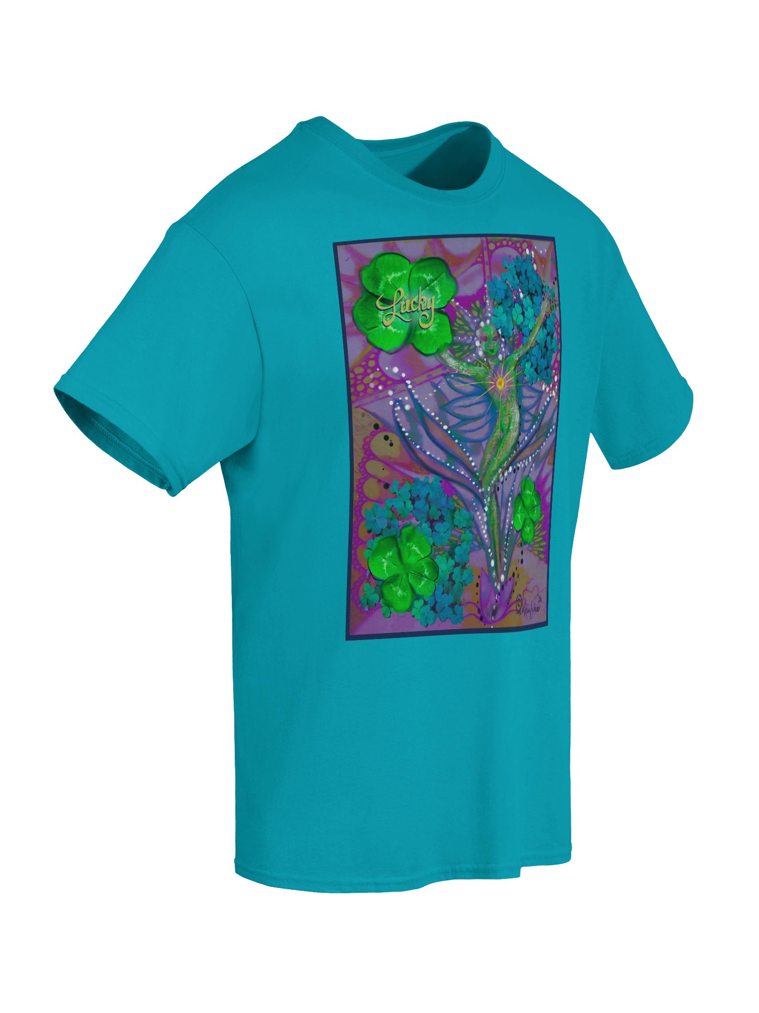 ArtyWear Tee of the Month - Mar '26 'Lucky Sprite' product image (2)