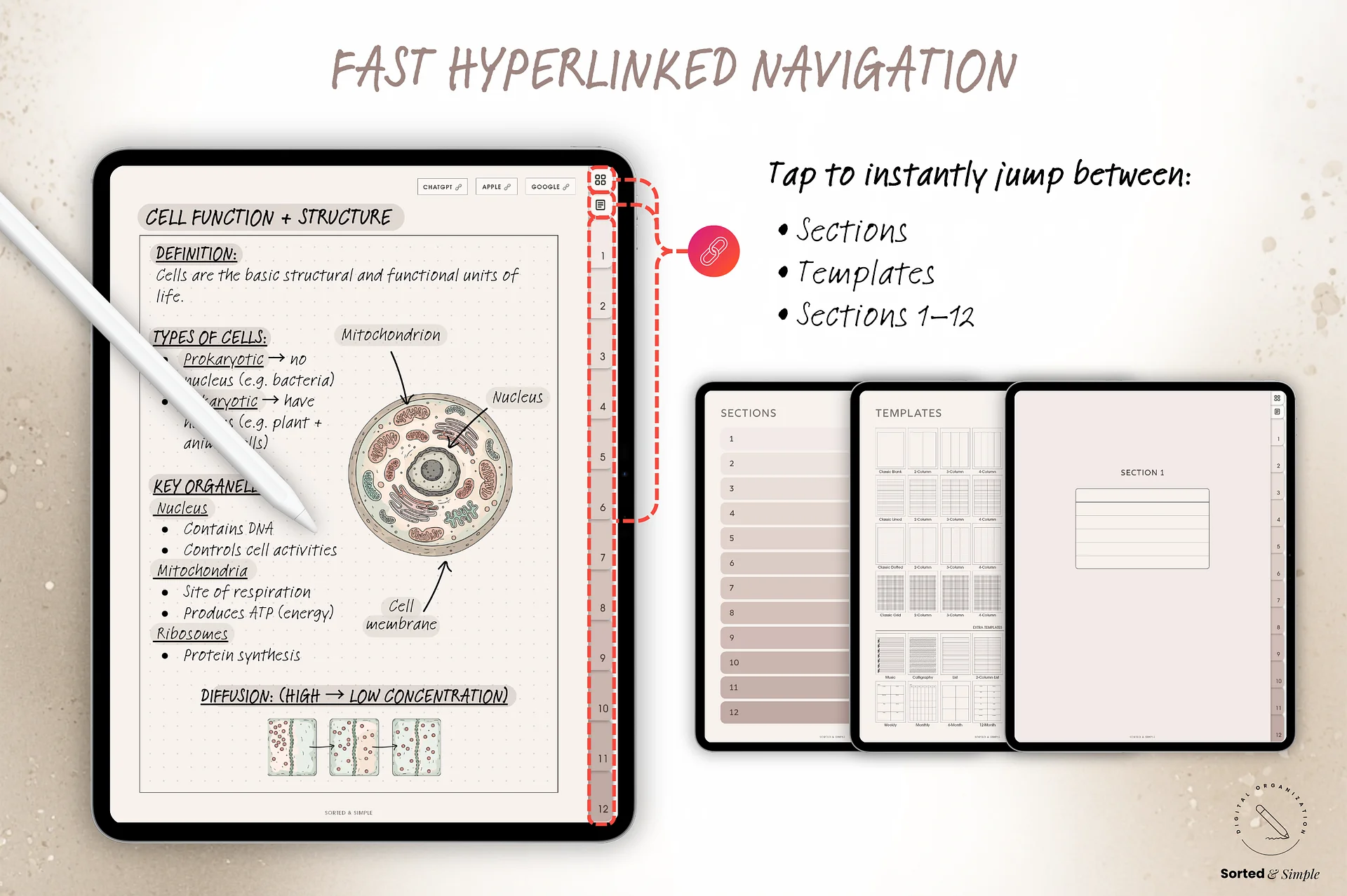 Smart Digital Notebook - Oat Beige product image (3)