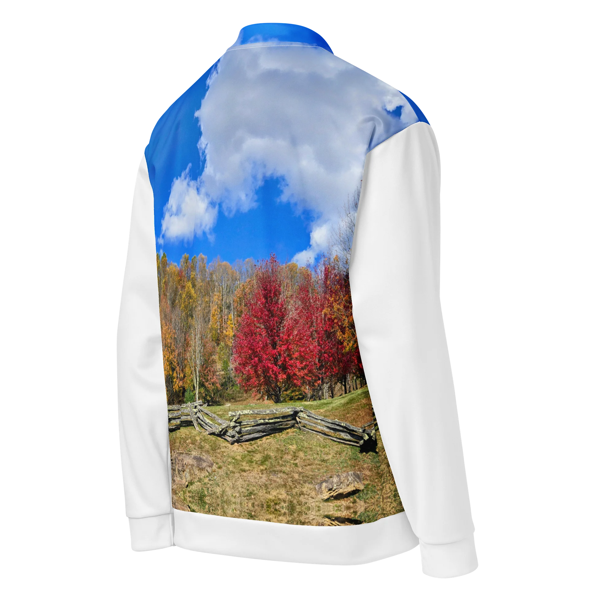 Autumn Skyline All-Over Print Bomber Jacket product image (4)