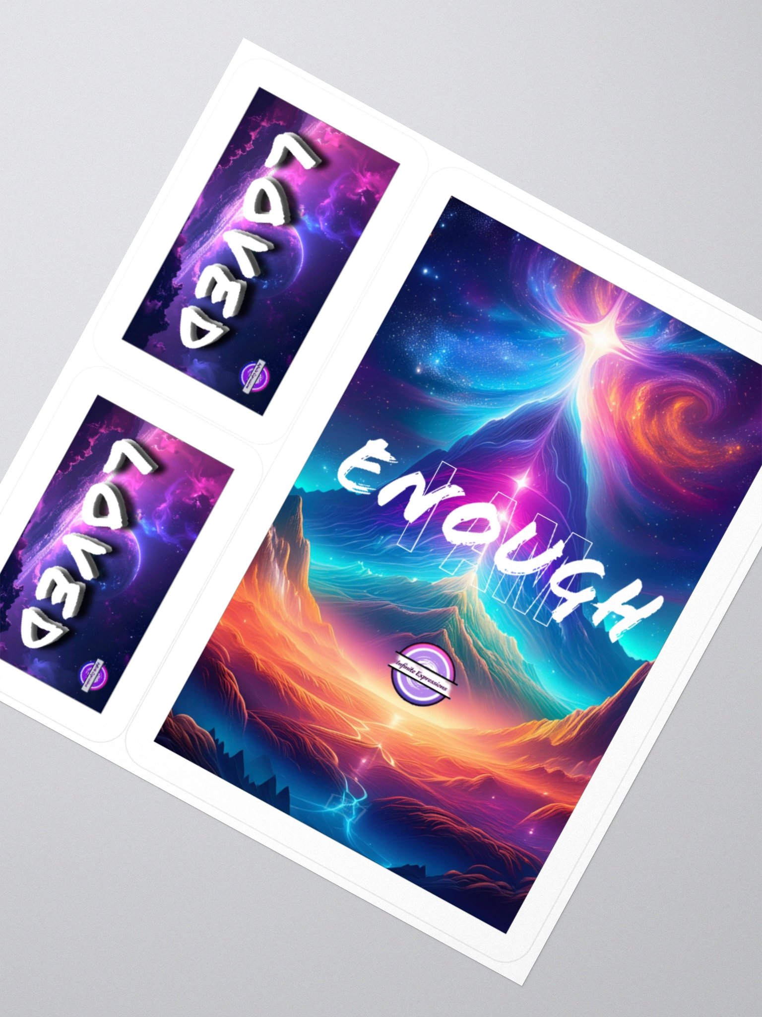 I Am Enough & LOVED Stickers product image (2)