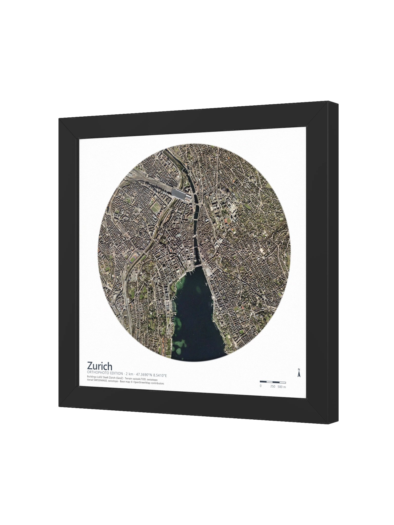 Zurich: 3D City Aerial Map product image (9)