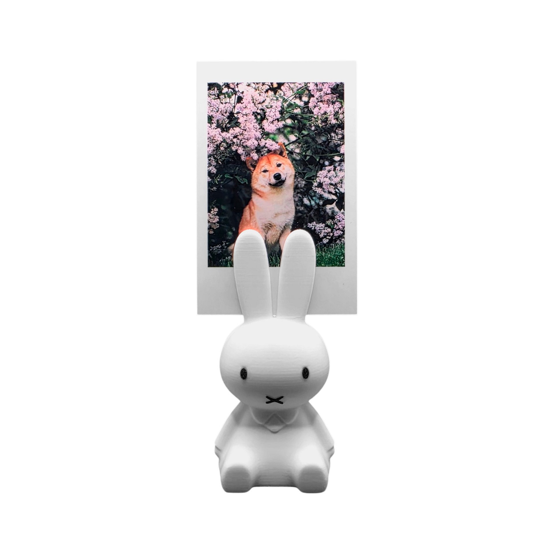 Cute Bunny Desk Photo Holder – Polaroid & Card Display Stand product image (5)