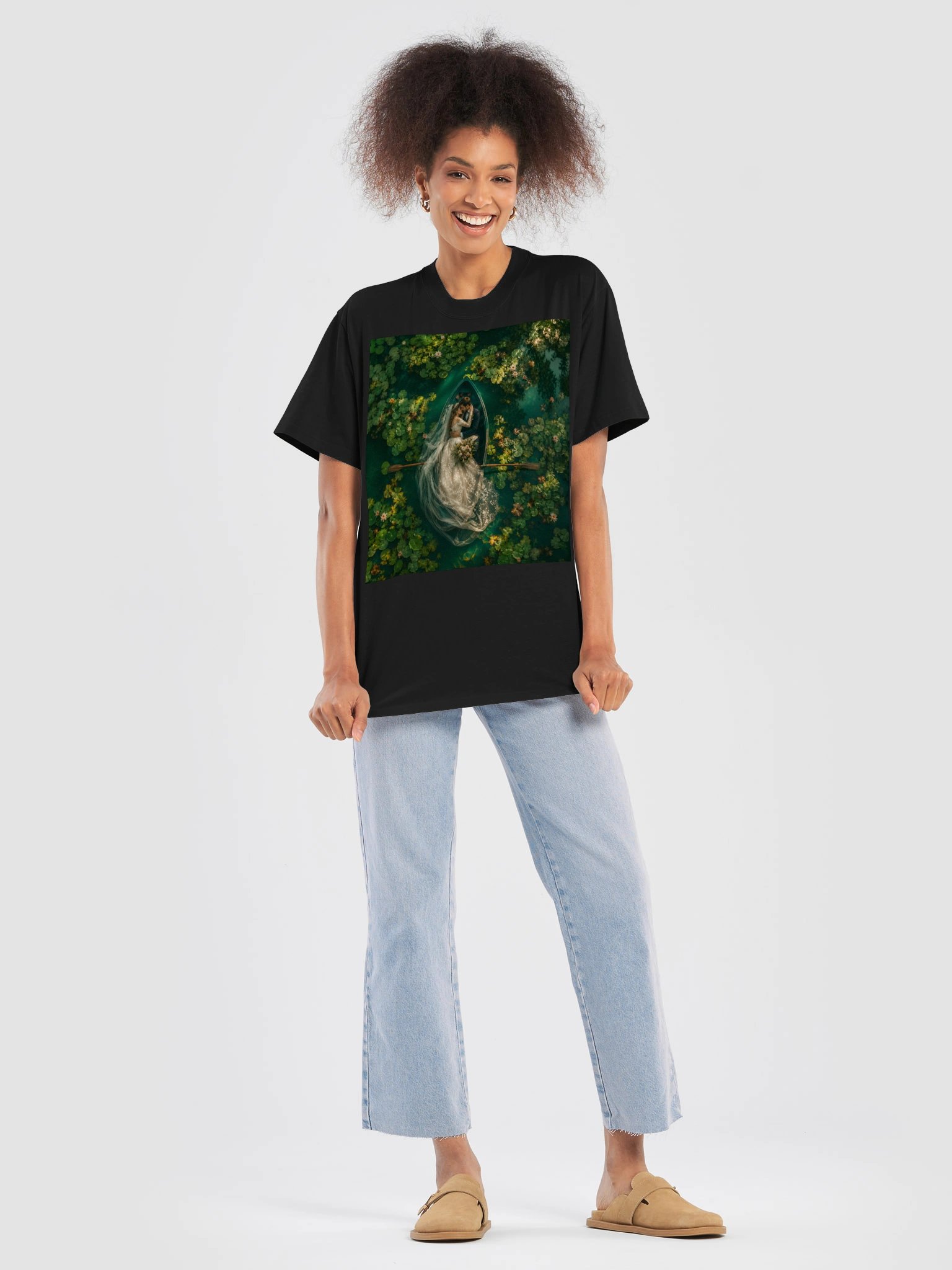 Romantasy BookTok T Shirt | Pre Raphaelite Romantic Painting | Bridal Shower Bachelorette Engagement product image (8)