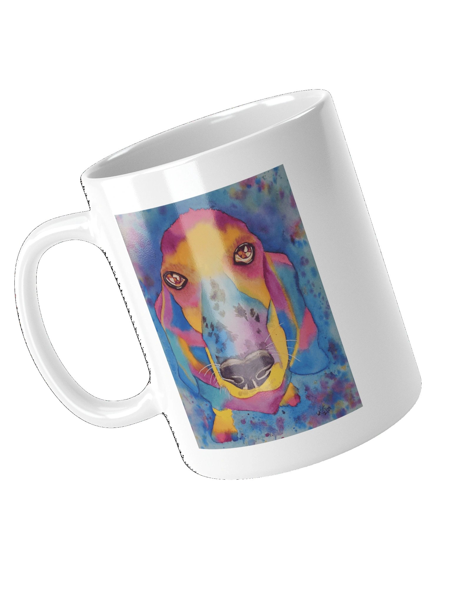 Twin Watercolor Dog Mug product image (13)