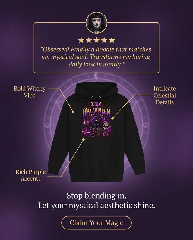 Not every witch lives in Salem. 🐈‍⬛🎃✨ Some of us have cats. Some of us have magic. Some of us have both. 🖤 The Halloween Collection is live at UltiDivineGoddess Creations. Wear your intentions. Embrace your Celestial Path. 🌙 #UDGC #Halloween #witchyvibes #MAGIC #WitchTok #HalloweenFashion #witchywoman #celestial #Salem