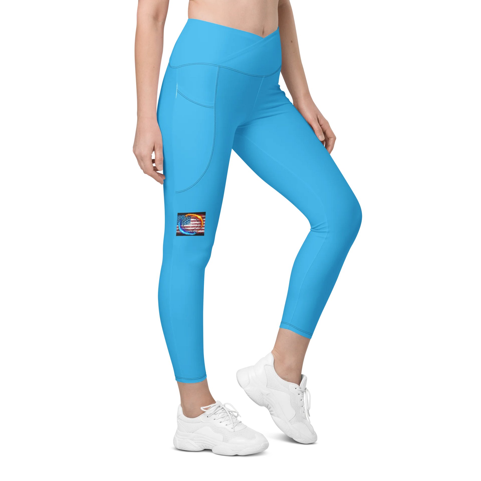 Leggings w pockets small logo product image (4)