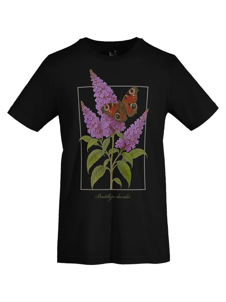 Butterfly Bush and Peacock Butterfly Premium Unisex T-shirt product image (1)