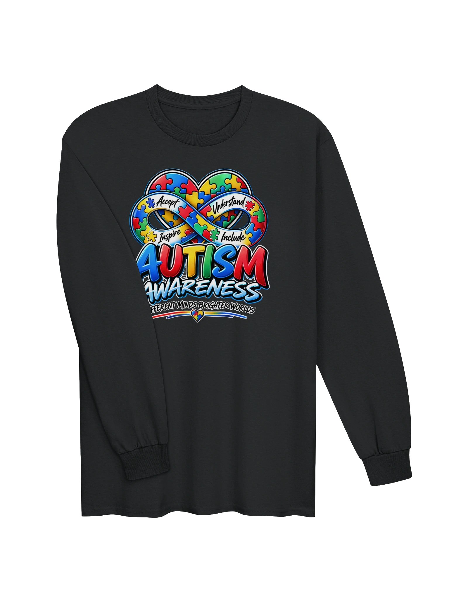 Blacktop Brand "Autism Awareness" Long-Sleeve Tee product image (21)