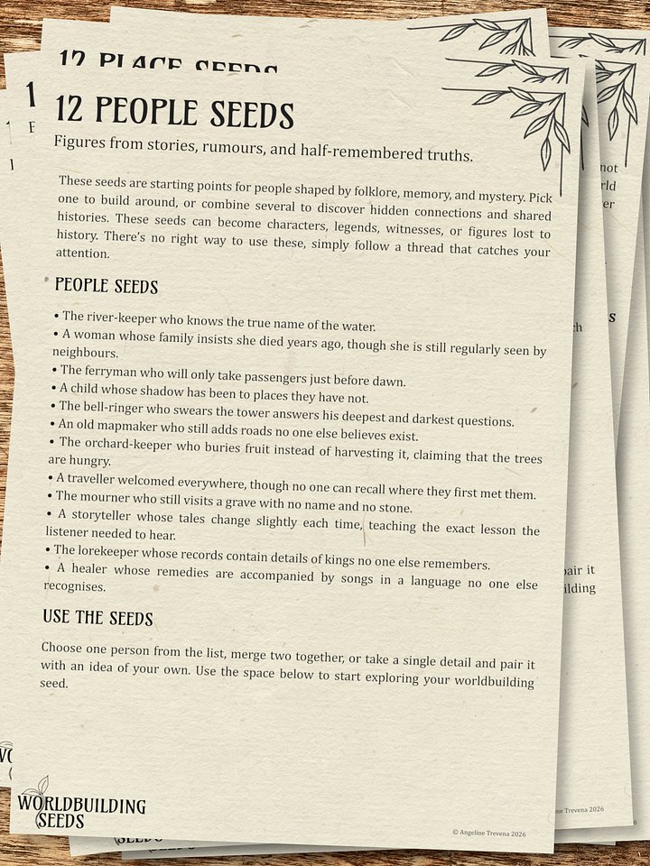 The Worldbuilding Seeds Folklore Pack product image (2)