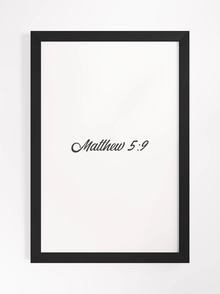 Bible Verse Matthew 5:9 product image (1)
