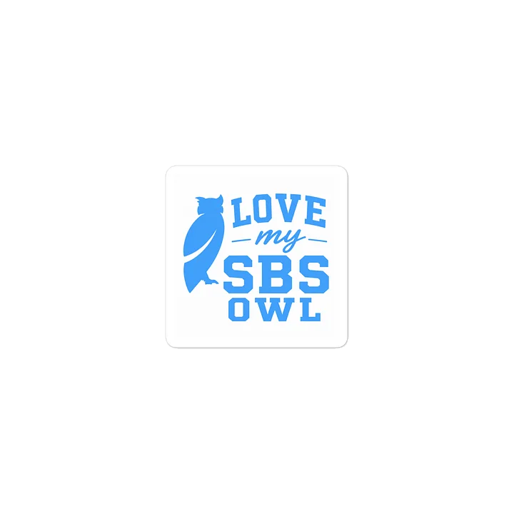 Love My SBS Owl Die-Cut Sticker product image (2)