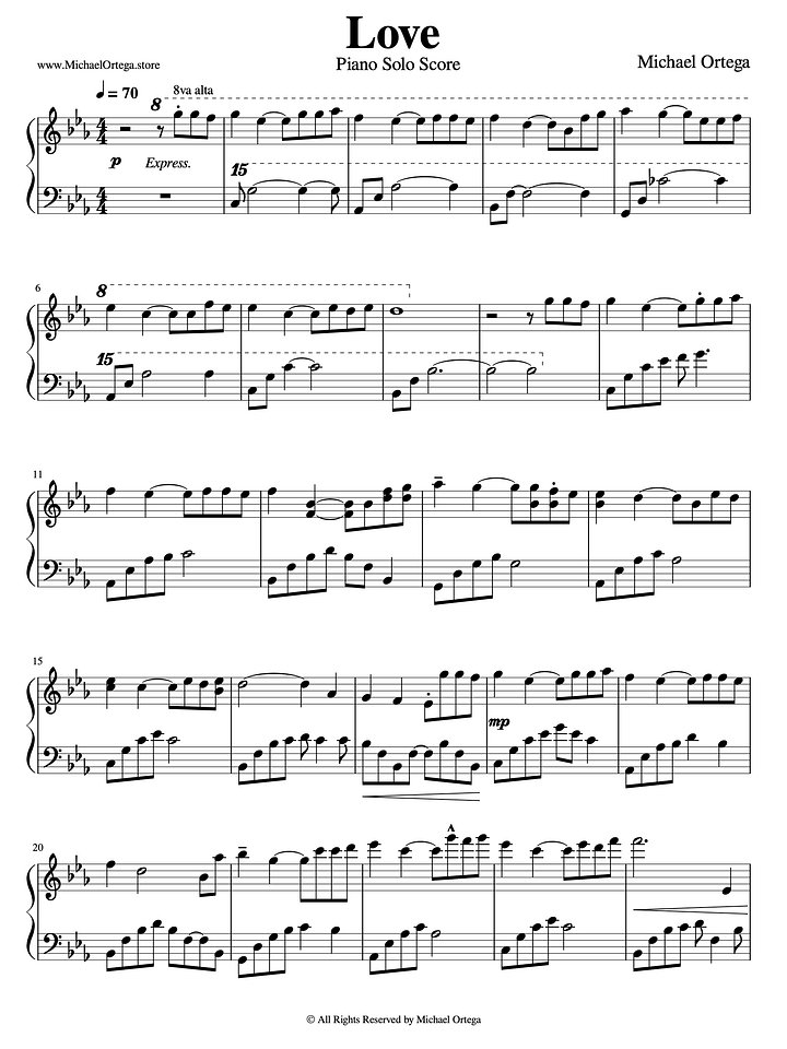 Love (Piano Score) product image (2)