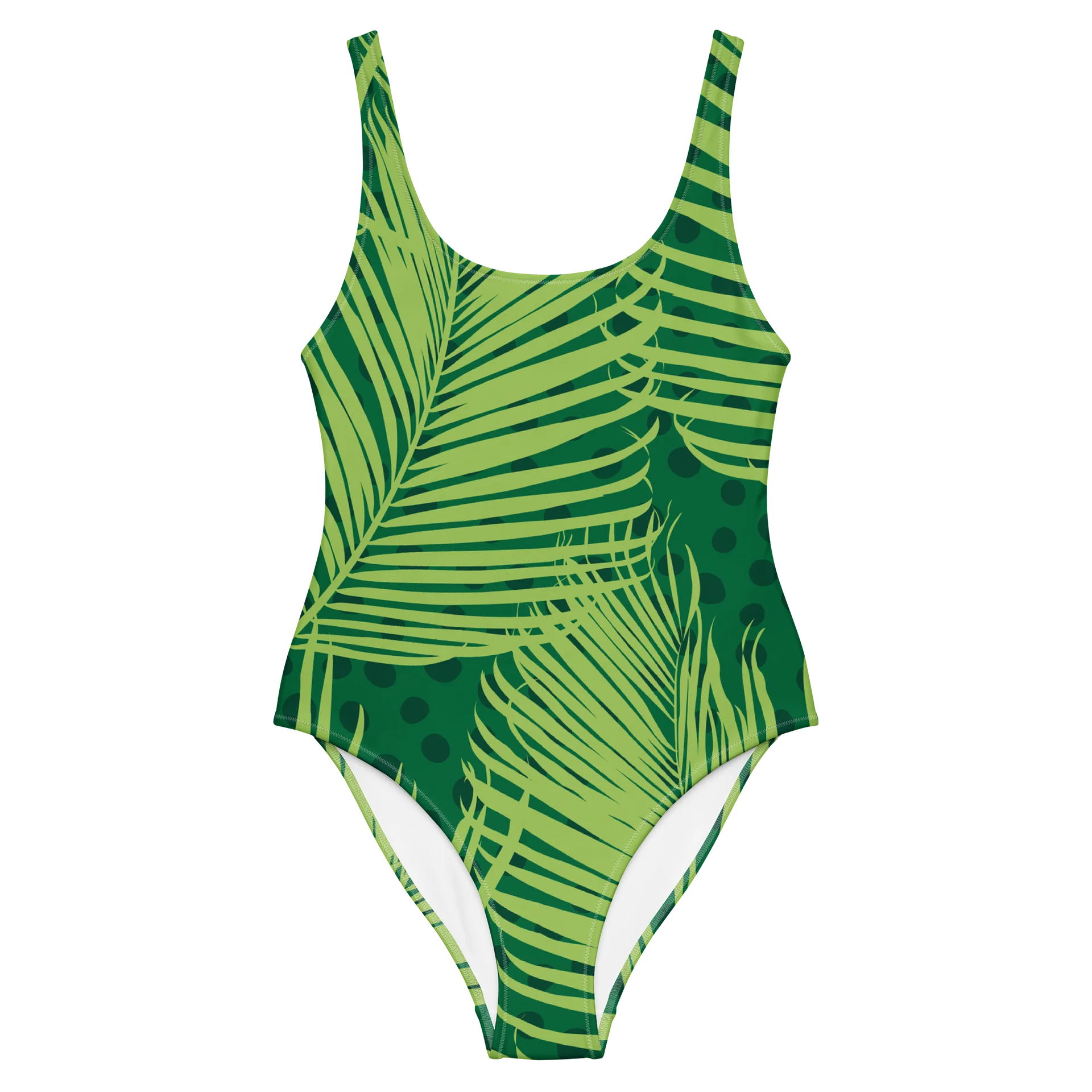 Tropical Palm Leaf One-Piece Swimsuit product image (8)