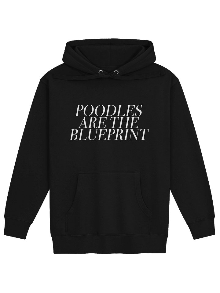 Poodles Are the Blueprint - Hoodie - Black product image (1)