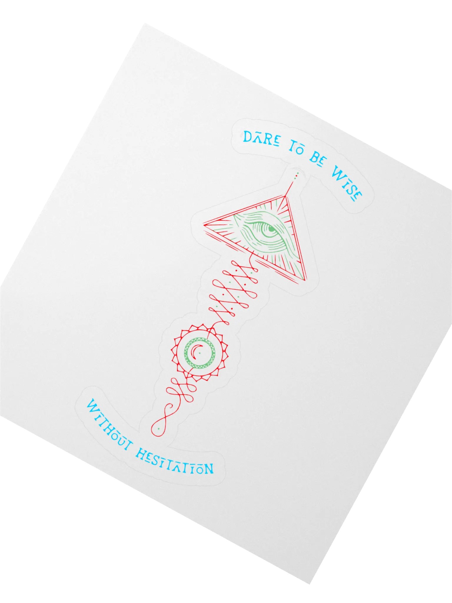 Dare To Be Wise Tree Kiss Cut Stickers product image (2)