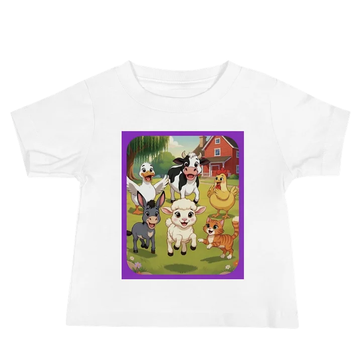 Cute Farm Animal Children’s T-shirt product image (2)