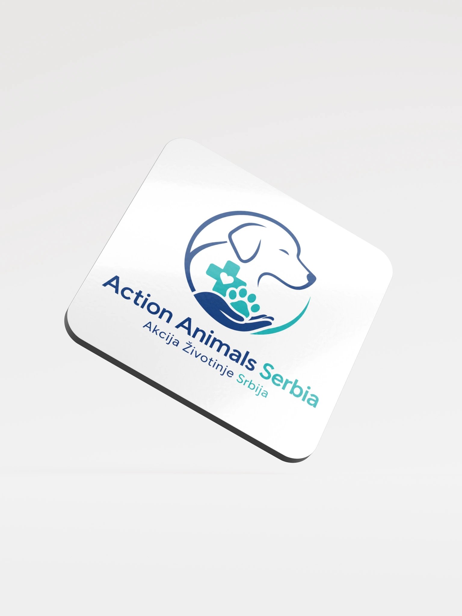 Action Animals Serbia Kork Untersetzer product image (1)