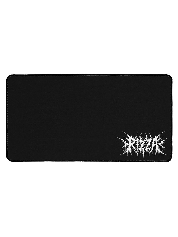 Metal logo desk mat product image (1)