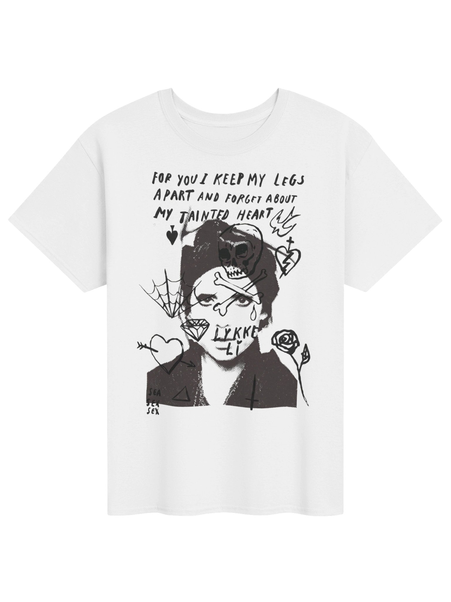 FOR YOU I KEEP MY LEGS Lykke Li Tshirt product image (1)