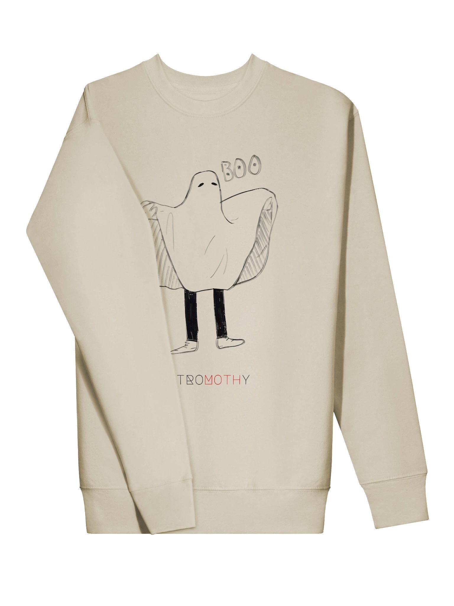 Poorly Drawn Ghost Crewneck product image (5)