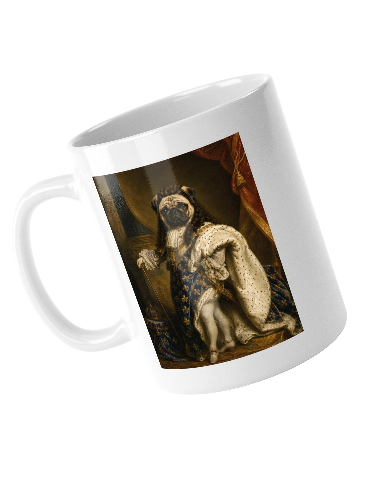Pug Portrait of Louis XIV Mug product image (5)