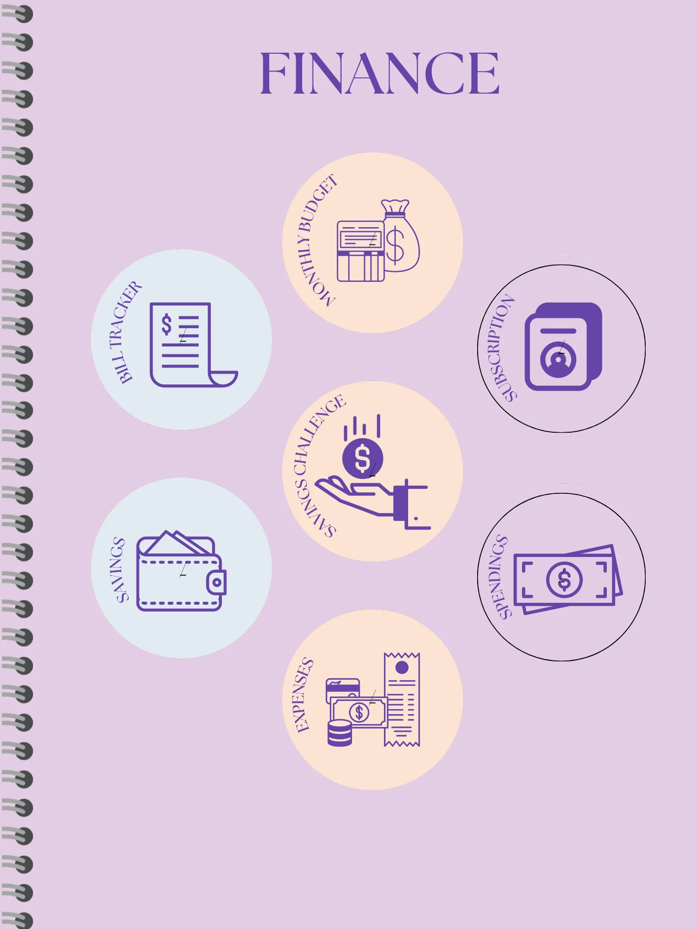 Detailed Undated Planner - Blue product image (3)