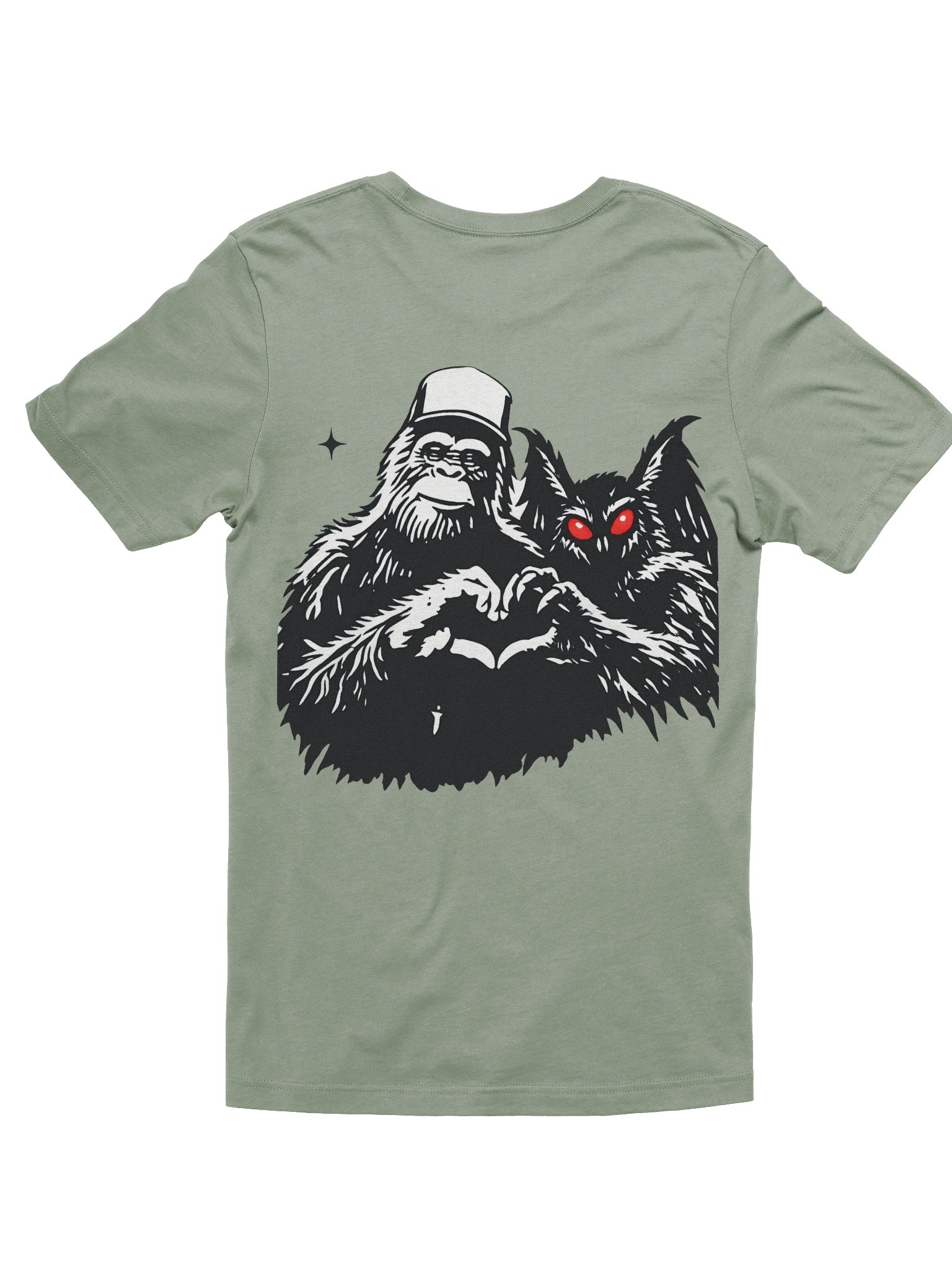 CRYPTID BESTIES W/ FRONT LOGO SUPER SOFT T-SHIRT (SOLID COLORS) product image (3)