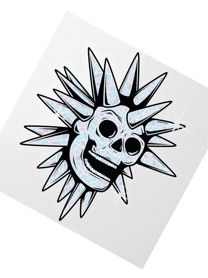 Disco Skull Sticker product image (4)