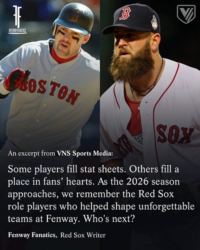 Not every Red Sox legend was a superstar.

Some were the grinders, the clubhouse voices, and the role players who stepped up ...