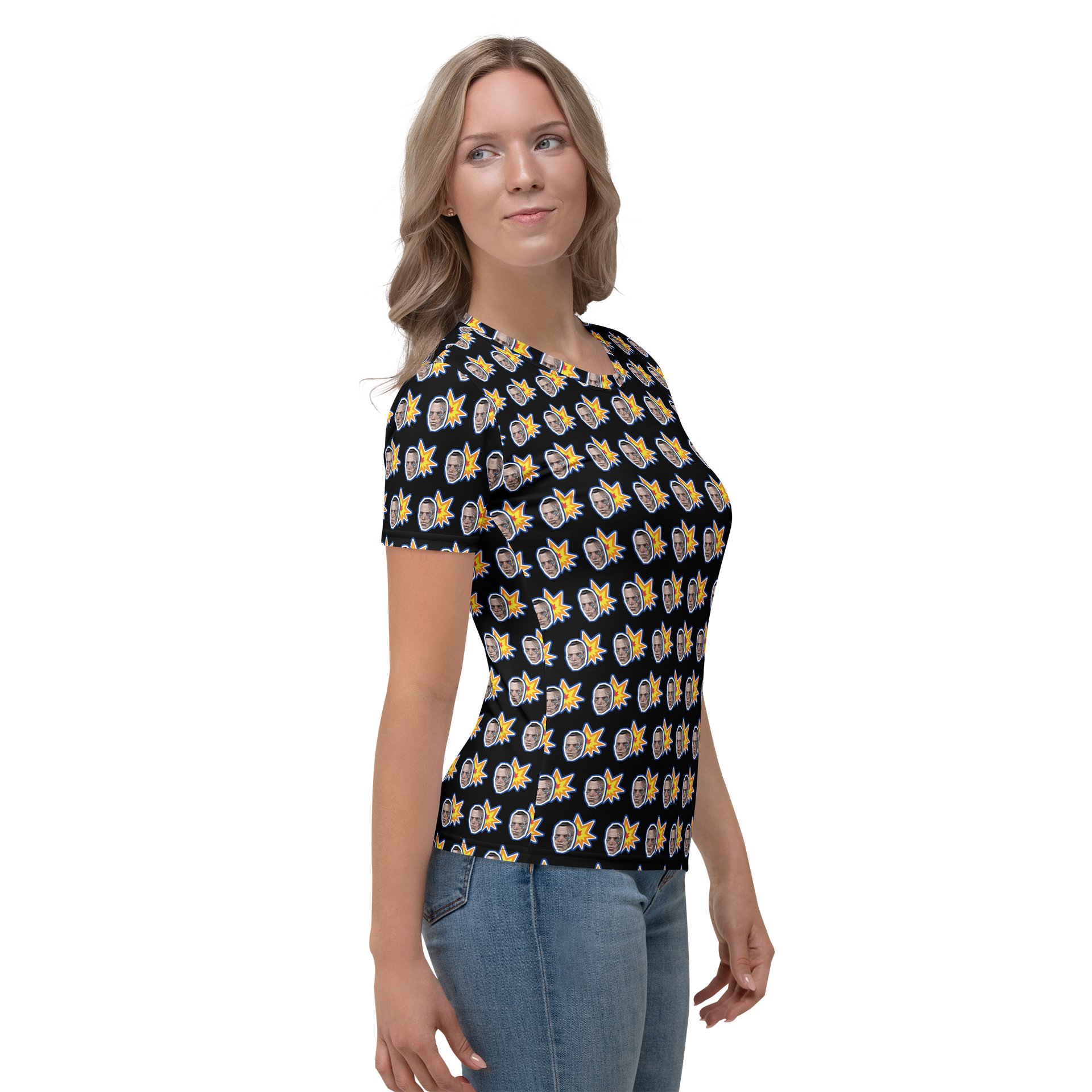 I Love WaltonWare Shirt (Black) (Women) product image (4)
