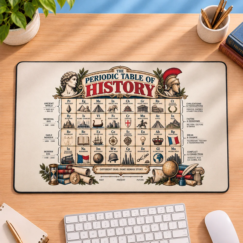 Periodic Table of History Desk Mat
