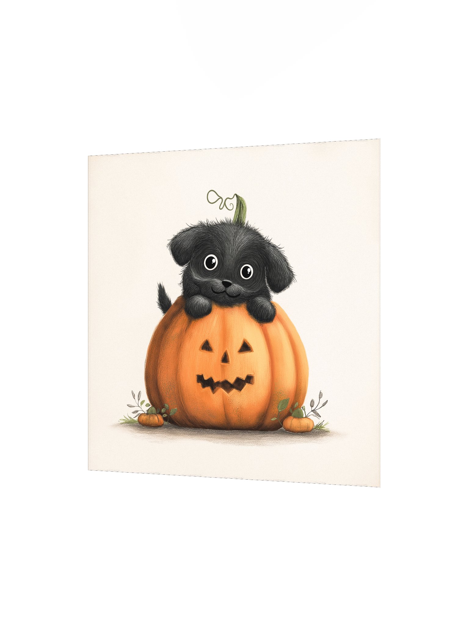 Cute Halloween Puppy in Pumpkin product image (9)
