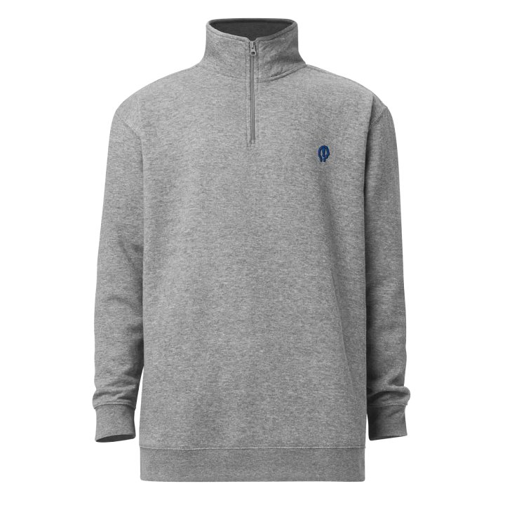 EXCLAIMING MENTALLY (lake design) embroidered quarter zip product image (7)