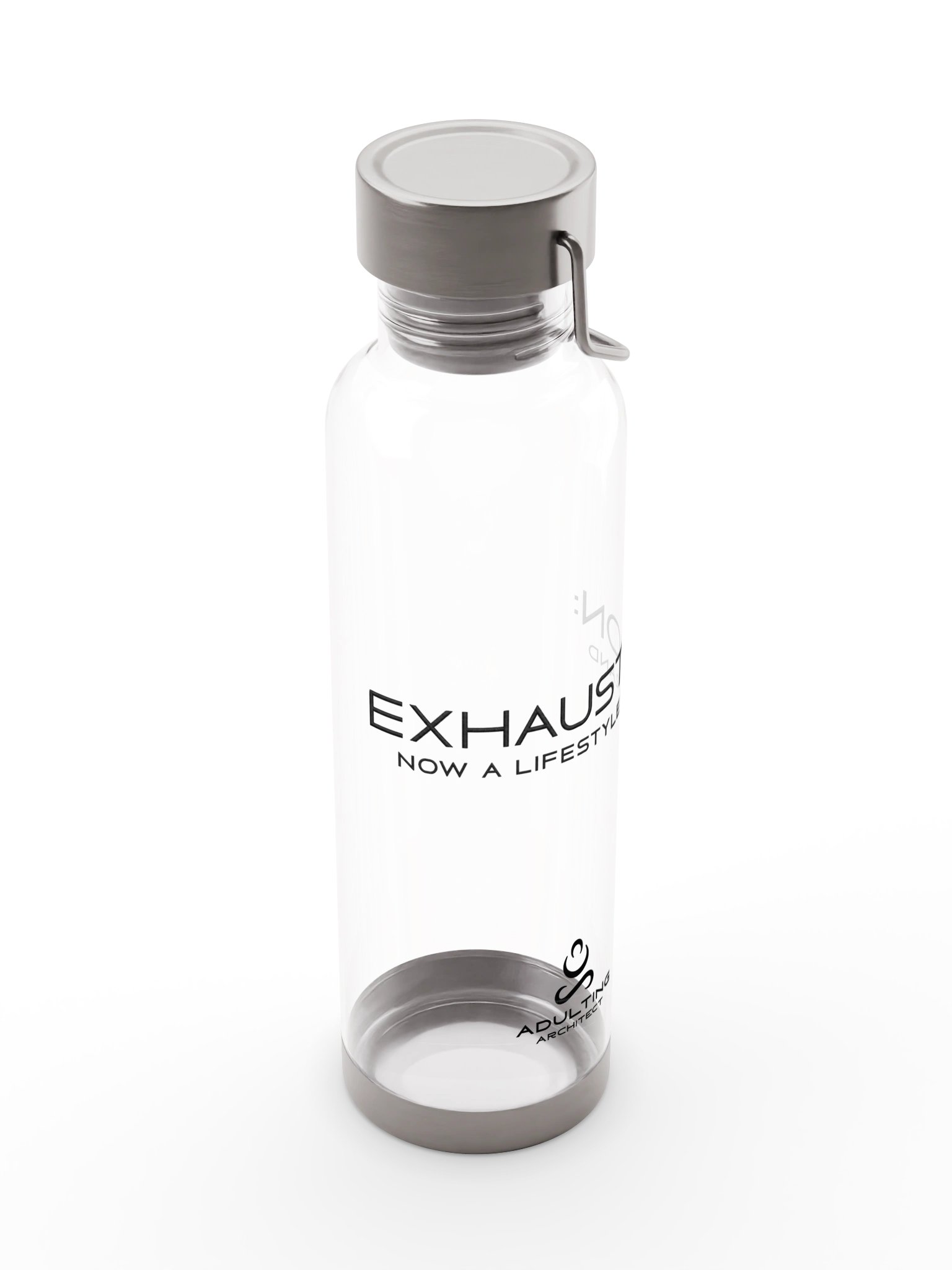 "Exhaustion: Now a Lifestyle Brand" - Water Bottle product image (4)