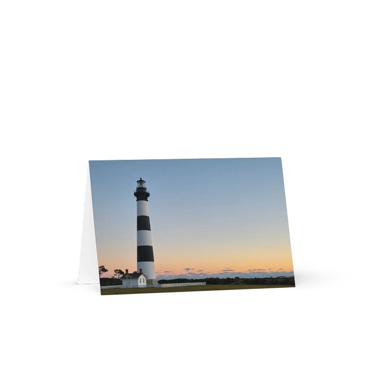 Sunrise Lighthouse Sunset Greeting Card product image (1)