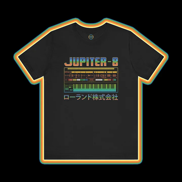 Jupiter 8 T-Shirt - Roland JP-8 (Vintage Analog Synthesizer)  product image (1)