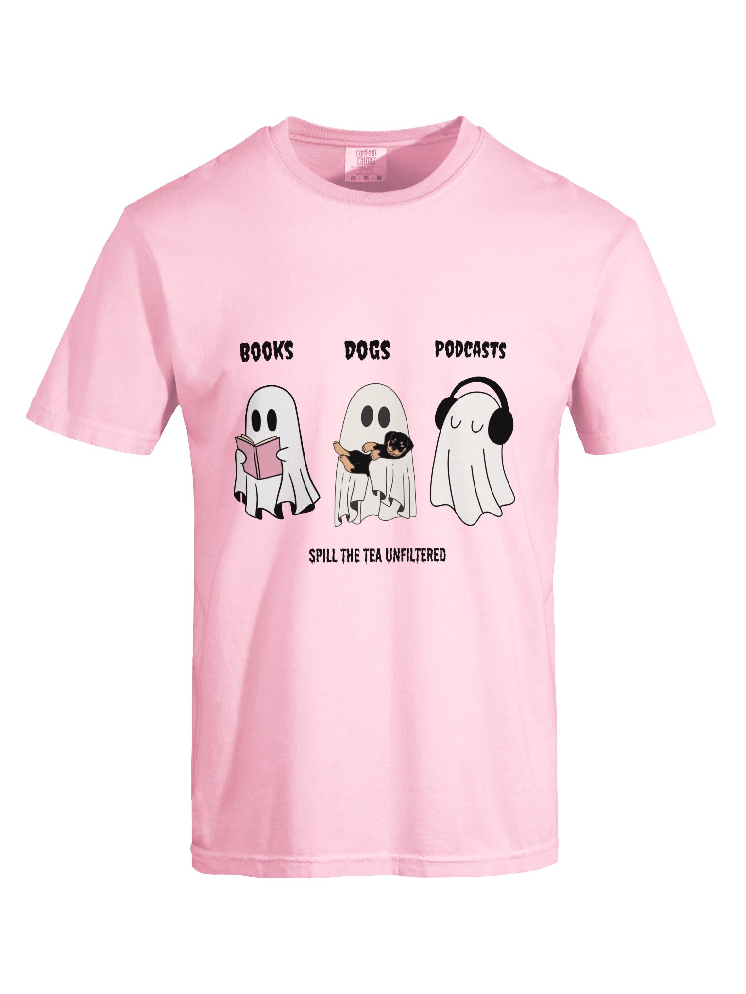 Books Dogs Podcasts Cozy Tee product image (99)